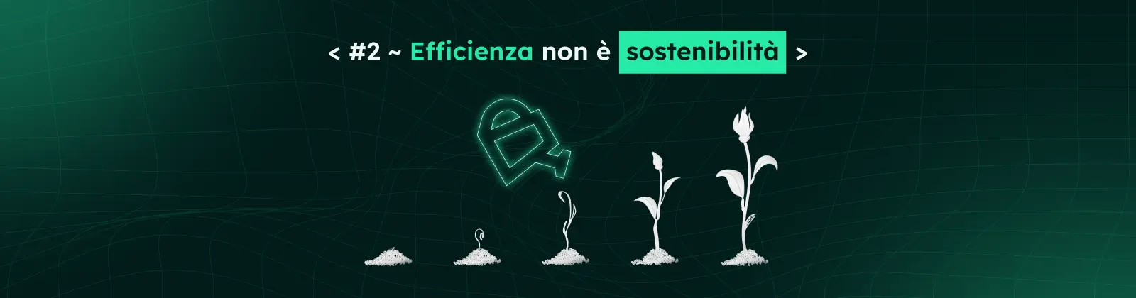#2 ~ Efficienza non è sostenibilità